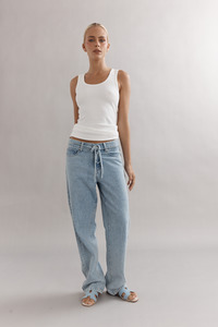 Leo Low Rise Jean Light Blue