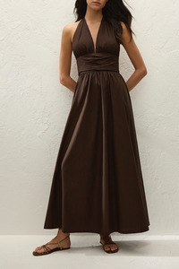 Dresses: Lido Maxi Dress Espresso
