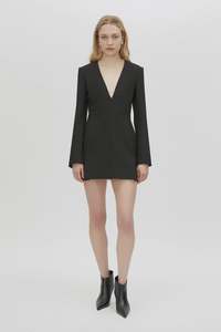 Mackinley Tailored MIni Dress Black