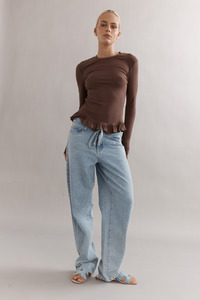 Tops: Tutu Long Sleeve Espresso