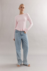 Tops: Tutu Long Sleeve Pink