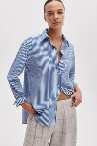 Connie Shirt Navy Stripe