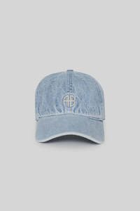 Jeremy Baseball Cap AB Bleached Blue Denim