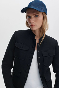 Accessories: Harlow Baseball Cap Midnight Washed Denim