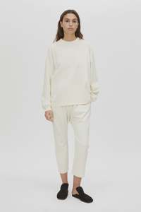 Camilla And Marc: Studio Graphic Long Sleeve Top Winter White