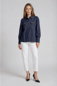 Resonate Top Dark Denim