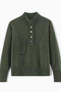 New: Grandpas Sweater Khaki Green