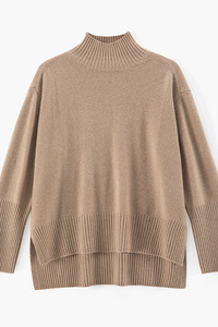 Tiber Chunky Hi-Lo Hem Polo Argan