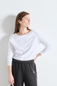 Tops: Sonoma Long Sleeve T-Shirt White