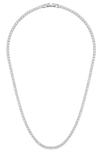 Baby Celestial Necklace White Gold/Clear
