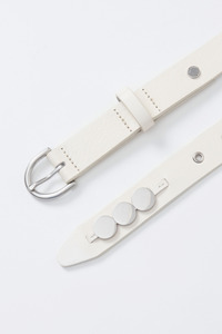 Accessories: Luna Belt Antique White