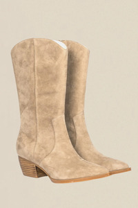 Footwear: Territory Boot Truffle Suede