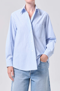 Agolde: Aris Shirt Banks Stripe