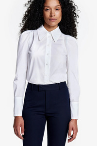 Smythe: Box Pleat Shirt White