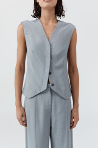 Sale: Minimal Tailored Vest Mist