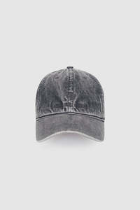 Anine Bing: Jeremy Baseball Cap Oyster Grey