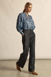 Blouses: Vista Top Moonstone Garden