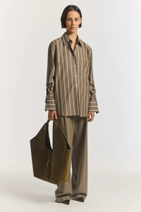 Tops: Confession Shirt Colonades Stripe