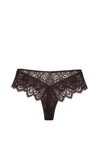 Lingerie: Frenchy Lace Knicker Java