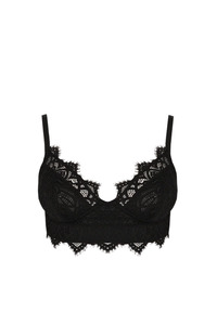 Dolly Full Support Lace Bra Black