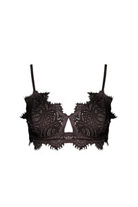 Isabella Mid Support Lace Bra Java