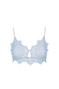 Isabella Mid Support Lace Bra Bb Blue