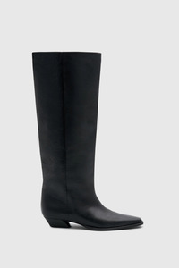 Footwear: Rowan Knee Boot Black
