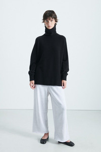 Raxow Roll Neck Jumper Black