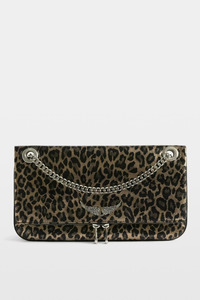 Accessories: Rock Metal Clutch Leopard
