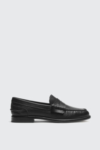 Carter Leather Loafer Black