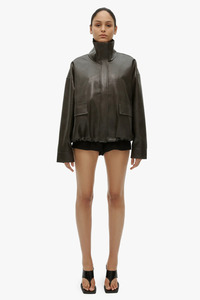 Jackets And Coats: Ares Bomber Deep Moss