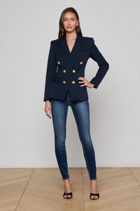Jackets And Coats: Kyomi Double Breasted Blazer Midnight