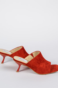New: Command Heel Apple Suede