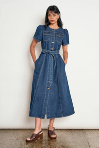 New: Allude Dress Indigo Denim