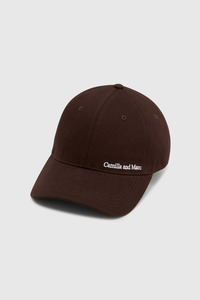 Thome Embroidered Cap Chocolate