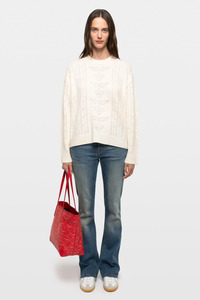 Markuz Bandana Sweater Ecru
