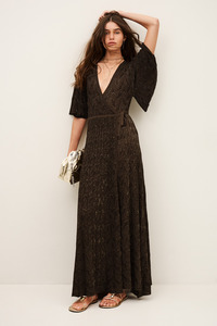 Dresses: Weena Midi Dress Chocolate