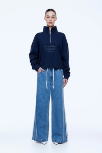 Kenzie 1/4 Zip Jumper Navy/ EP Studios