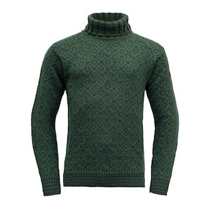 Womens Signature Collection: SVALBARD SWEATER HIGH NECK FOREST/WOODS