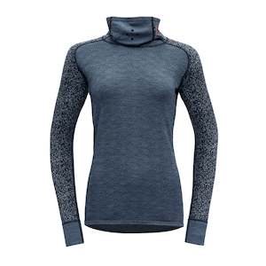 Womens Skiing Clothing: KVITEGGA MERINO 230 HIGH NECK WOMAN (New)