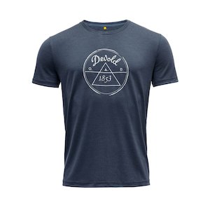 Mens Lifestyle Clothing: DEVOLD 1853 MERINO 150 TEE MAN NIGHT