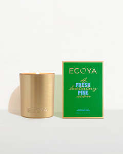 Gifts: Ecoya Holiday: Goldie Candles