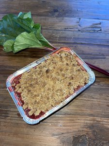 Products: Rhubarb and Apple Crumble - Devour Catering Wanaka