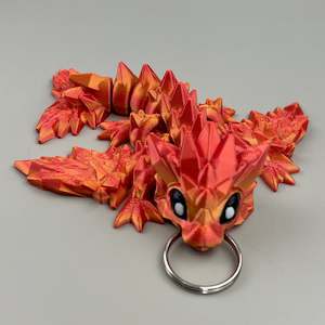 Baby dragon key ring