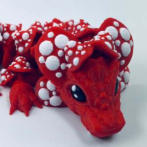 3d Printed Dragons: Mushroom dragon