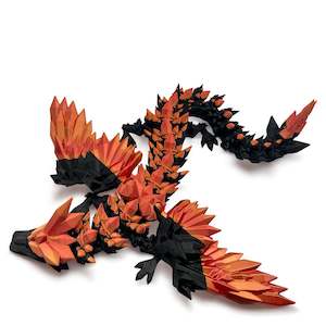 3d Printed Dragons: Crystalwing Dragon - various colours and sizes available