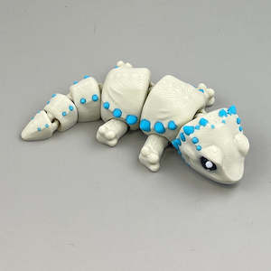 Fridge Magnets Key Chains: Mini Bearded Dragon - includes key ring variant