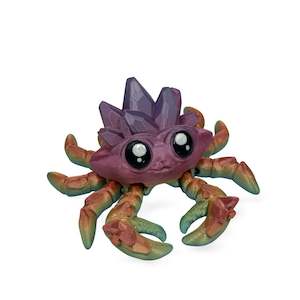3d Printed Ocean Creatures: Crabs - various styles and colours