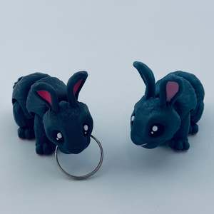 Mini Rabbit - with or without keyring