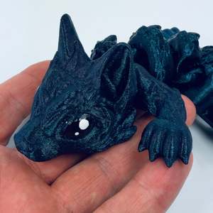 3d Printed Mini Creatures Collectibles: Wolf Pup